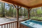PRIVATE PORCH HOT TUB